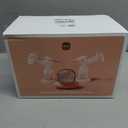 NCVI Electric Breast Pump 8782, Portable Hospital-Grade Double Pump with 4 Modes & 9 Levels, Anti-Backflow, Rechargeable Quiet Breastfeeding Pump for Efficient Comfortable Use at Home, Work or Travel (10 Piece Set, Pink)