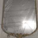 Growsun Vintage Gold Arched Mirror, 24''x36'' Antique Baroque Wall Mirror Decor, Traditional Ornate Mirror with Full Metal Frame for Fireplace/Entryway/Living Room/Bathroom