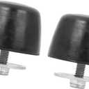 2 Pcs Black Rubber Bumper Cushion Hood Bump Stop for Jeep Wrangler JK 2018 KJ71051BK Automotive Parts