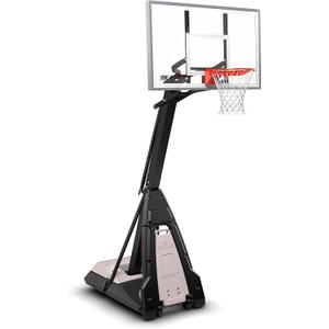 Spalding The Beast® 60" Tempered Glass Portable Basketball Hoop