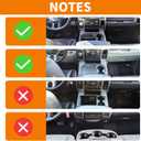 for RAM Center Console Storage Tray Trim Cover Frame for RAM 1500 2015-2018 Chrome Interior Accessories 1pc