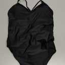 Women's One Piece Swimsuit M Black