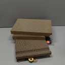 L Shape Cat Scratcher, 23.6 Inch Large Vertical Scratching Board Wall Mounted, Durable Cardboard Scratch Pad with Ball Toy - Protects Furniture for Indoor Cats (23.6in)