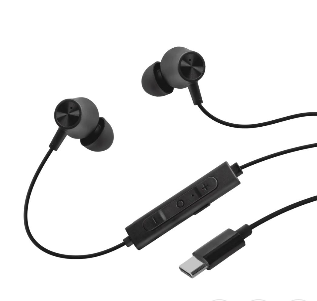 Helix Active Noise Cancelling USB C Earbuds - Black
