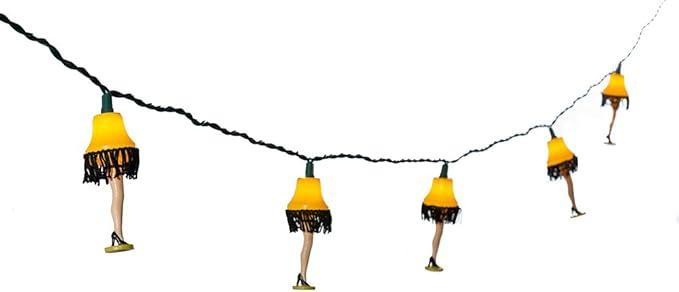 A Christmas Story Kurt Adler UL 10Lights Leg Lamp Light Set (CS9141)