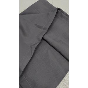 No. 918 Martine Microfiber Semi-Sheer Rod Pocket Kitchen Curtain Valance and Tiers Set, 54" x 36", Gray (36"W x 54"L (Pack of 3), Grey)
