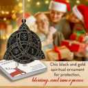 Celtic Knot Christmas Ornament 2025 - Irish Gifts for Women Men, Celtic Gifts for Family Friends Neighbors, Wooden Ornaments for Christmas Tree Decorations, Holiday Hanging Celtic Knot Decor