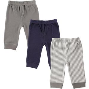 Luvable Friends Baby Boys' Cotton Pants (3T, Blue)