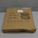 2 Tier Fruit Basket for Kitchen Counter - Detachable Metal Fruit Bowl with 2 Banana Hangers for Corner , Large Capacity Fruit Stand with Wooden Handle for Bread Fruit and Vegetable Storage