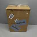 Holotap 16 OZ Empty Plastic Juice Bottles Pack of 30 Clear Disposable Bulk Drink Bottles with White Tamper Evident Caps Lids (16 OZ, White)