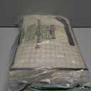 Taupe/White Plaid Ruffle Duvet Cover King Size,100% Washed Cotton 3 Pcs Vintage Checkered Chic Gingham Bedding Set Comforter Cover Set