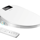 WLJBIDET Upgrade Smart Bidet Toilet Seat Elongated, Electronic Heated Bidet with Adjustable Warm Air Dryer, Unlimited Warm Water, Night Light, Slow Closed Toilet Seat & Lid, Remote Control
