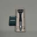 Harry's Original Shaving Kit for Men - Razor Handle and 3 Razor Blade Refill Cartridges - German Engineered - Charcoal