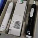 Oral-B Pro 1000 CrossAction Electric Toothbrush, Black and White, 2 Count