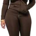 Mrskoala Two Piece Outfits for Women Jogger Sets Workout Sweat Suits Tracksuit Pants Set 2XL