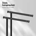 Hoimpro 13" Oil Rubbed Bronze Stand Hand Towel Holder Bathroom Kitchen Countertop Towel Rack Towel Bar Ring Free Standing Counter T Bath Accessories Freestanding Vanity Sink Hardware Stainless Steel