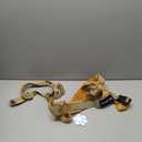 SlowTon No Pull Dog Harness - Heavy Duty Dog Harness and Leash Set for Medium Large Dogs, Reflective Tactical Harness with Soft Padded and Front Clip for Easy Walk and Training (Tan L)