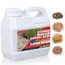 Mulch & Gravel Glue 64 Oz, Concentrated Rock Glue for Landscaping, Powerfully Locks Rock Gravel Bark and Other Coverings, Last up to 2 Years (64 oz)