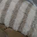 MIXJOY Dog Bed Medium Size Dog, Washable Medium Dogs Bed with Removable Cover, Soft Rectangle Doggy Ded Fluffy Plush Faux Fur Pet Bed with Anti-Slip Bottom, 30"x24"x8", Beige