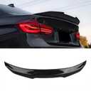 KHK F30 Rear Trunk Spoiler, PSM Style Rear Spoiler Wing, Gloss Black ABS Material Spoiler Compatible with 2012-2018 BMW F30 3 Series Sedan & 2014-2019 F80 M3 Sedan 320i 325i 328i 330i 335i 340