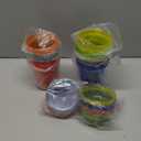 Youngever 7 Pack Kids Sippy Cups - 7 Assorted Color Sippy Cups for Infant, Toddler