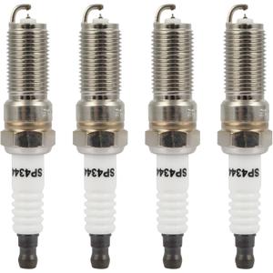 ECCPP Spark Plug Platinum Iridium Fit for Buick for LaCrosse 2010-2014,for Cadillac for AT 2013-2015 Replacement for 4344 (4 Spark Plugs)