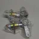 PRO BAT 15mm 3 Stud Front Wheel Hubs Steering Spindle + Wheel Rear Axle Hub Fit for 6in Tires Quad Bike ATV Go Kart