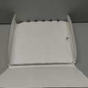 CRE8TIVE 16 Sheets Long Fish Scale Backsplash Tile for Kitchen Peel and Stick Stick on Backsplash for Kitchen 12"x12" White Brown Peel and Stick Tiles Waterproof 3D Tile Stickers for Bathroom Renters