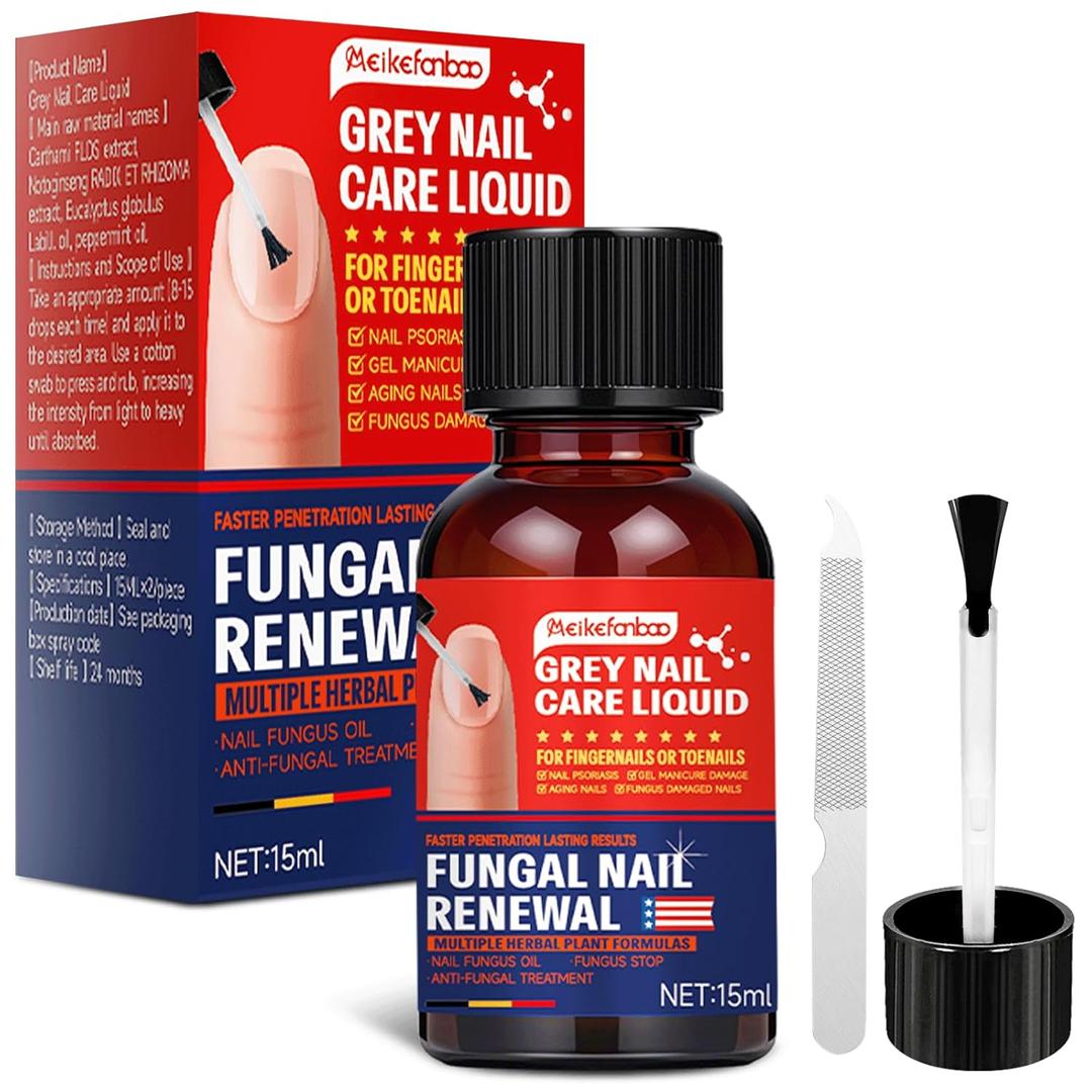 Multi-Purpose Nail Repair, Nail Solution with Tea Tree Oil for Discolored and Damaged NailsPlant Drops for Nails CareDiscolored and Damaged Nails (1PCS) (1 Fl Oz (Pack of 1))