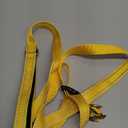 Reflective Dog Collar with Safety Locking Buckle, Adjustable Soft Breathable Nylon Collars for Small, Medium and Large Dogs(Collar+Leash XS Width 5/8" Yellow)