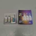 E12 Color Changing LED Light Bulb with Remote Control 2W E12 Chandelier Light Bulb Multicolor RGB/3000K/6000K/Dimmable Candelabra Base Color Light Bulbs 3Modes Memory Function-2Pack