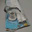 Spring Tension Rod 28 to 48 inches, Adjustable Heavy Duty Curtain Rod-Shower Curtain Rods for Bathroom, Windows, Door, White