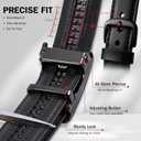 PARTTELY Men's Ratchet Belt 2 Pack - Adjustable Click Slide with Trim Fit for Dress Casual, Gift Set for Father, Boyfriend