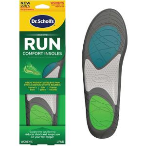 Dr. Scholl's Run Active Comfort Insoles,Trim to Fit Inserts (1 Pair (Pack of 1))