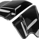 SHMT ABS Left Right Side Cover Panel Vivid Black for Harley Touring Street Glide FLHX Electra Glide FLHT Road Glide FLTR Road King FLHR 1997-2007