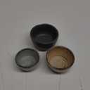 Stoneware Bowls with Reactive Glaze Finish, Set of 3