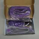 Thick Wide Dog Collar and 6-8 FT Leash Set for Large Dogs, Heavy Duty Full Metal Buckles and Soft Padded Dog Collar Leash Set, with A Poop Bag Holder for Leashes (L: Width 1.7", Length 16.5"-20")