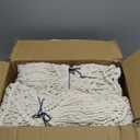 Mkono Macrame Curtain Large Boho Woven Wall Hanging Window Curtains Handmade Bohemian Decor for Window Doorway Closet Wedding Backdrop Arch Bedroom Living Room Apartment, 51''W x 70''L, Set of 2