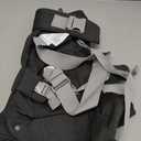 GROWNSY Baby Carrier Newborn to Toddler, Cozy Baby Wraps Carrier, Ergonomic Baby Carrier with Head Support, Deep Grey