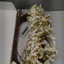 White Cherry Blossom Branches – 6 Pcs 33.5" Long Stem Artificial Flowers for Tall Vase, Premium Faux Silk Spring Decor, Realistic Fake Cherry Blossoms for Home, Wedding & Table Centerpieces