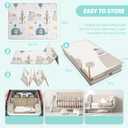 Foldable Baby Playmat, XPE Foam Baby Gym & Play Mat with Non-Toxic Materials, Extra Large Size 79" x 59"