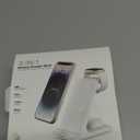 Wireless Charging Station, 3 in 1 Fast Wireless Charger Stand for Multiple Devices Apple Watch Ultra Series 11 10 9 8 7 6 SE 5 4 3 2, iPhone 17 16 15 14 13 12 11 Pro Max/Plus/Air/X/XS/XR/SE, Airpods (White)