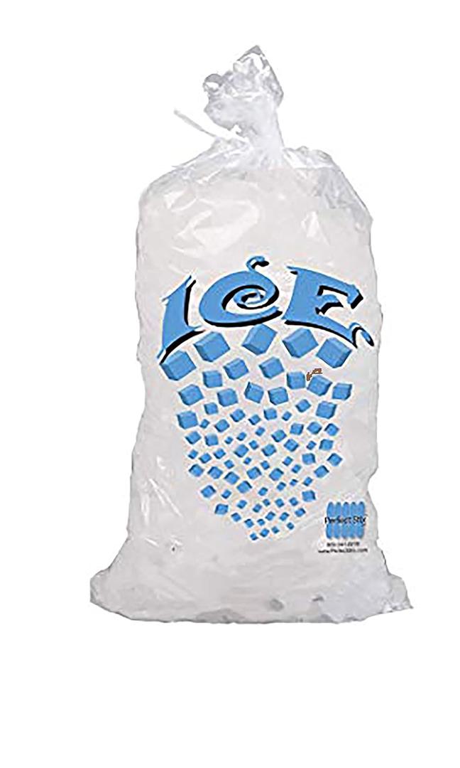 Perfect Stix Icebag10TT-100 Ice Bag with Twist Tie Enclosure, 10 lbs (Pack of 100)