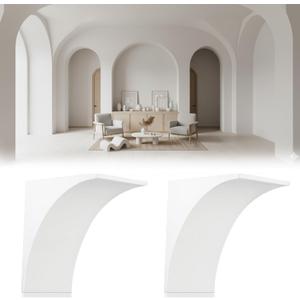 2-Pack Round Doorway Arch Kit, 9"x9"x5" Pre-Curved Drywall Form - Easy DIY Installation for a Half-Circle Top on Any Interior Doorway, Add Modern Rounded Corners to Your Home Decor