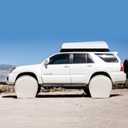 Explore Land Tire Covers 4 Pack - Tough Wheel Protector for Truck, SUV, Trailer, Camper, RV Universal Fits Tire Diameters 32-34.75 inches, White