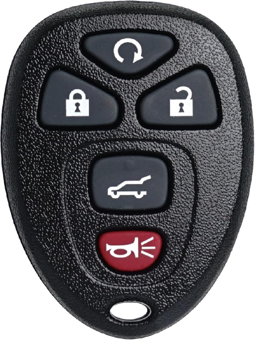 SUPALAND Keyless Entry Remote Control Key Fob Replacement Fits for Chevy Traverse 2007-2016 Tahoe Suburban GMC Acadia Yukon XL Buick Enclave Cadillac Escalade Saturn Outlook OUC60270 OUC60221 15913415