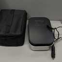 Portable Oven with 1.8L Container, 100W 12V/24V/110V 3-IN-1 Electric Lunch Box for Adults Food Warmer Heated Lunchbox with Stainless Steel Meal Container 4L Bag for Car, Truck, Office, Home,Travel