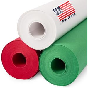12" x 1200" (100 ft) Red, Green, White Christmas Kraft Paper Set, 3 Rolls, 45 lbs - Made in USA Christmas Art Colored Paper, Gift Wrapping 12" x 1200" (100 ft) Red, Green, White Christmas Kraft Paper Set, 3 Rolls, 45 lbs - Made in USA Christmas Art Colored Paper, Gift Wrapping
