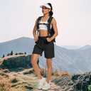 Women's 7" Hiking Cargo Shorts Quick Dry Athletic Short Pants Outdoor Water Resistant Bermuda Shorts with Multi Pockets