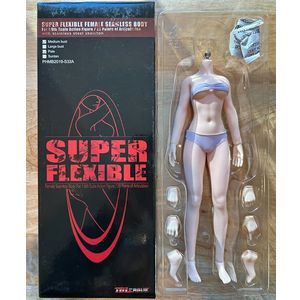 S32A PHICEN 1/6 Super-Flexible Female M Bust PALE Seamless Body TALL Long Legs